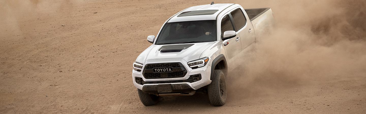 Driving 2021 Toyota Tacoma off road