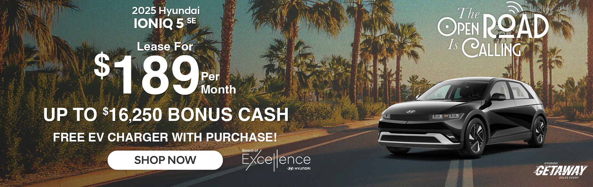 2025 Hyundai Ioniq 5 SE Lease For $189 Per Month Up To $16,250 Bonus Cash Free EV Charger With Purchase!