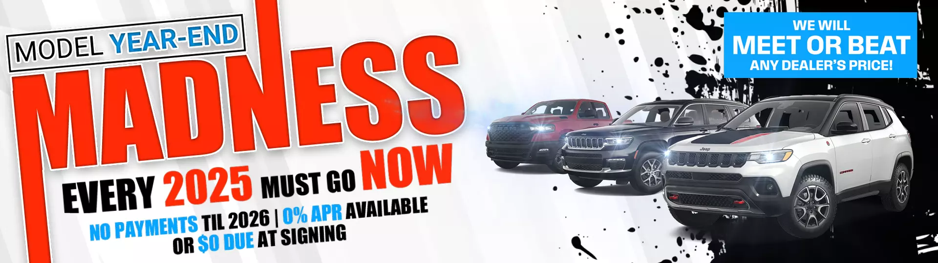 model year end madness