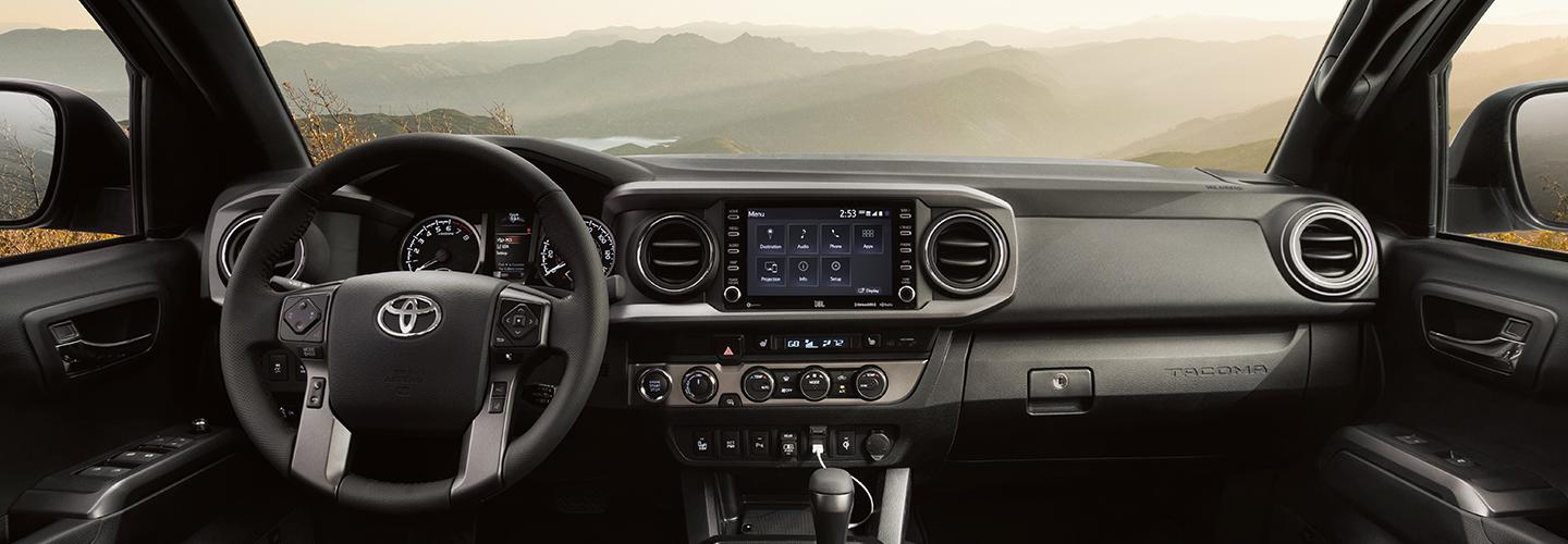 2021 Toyota Tacoma front dashboard