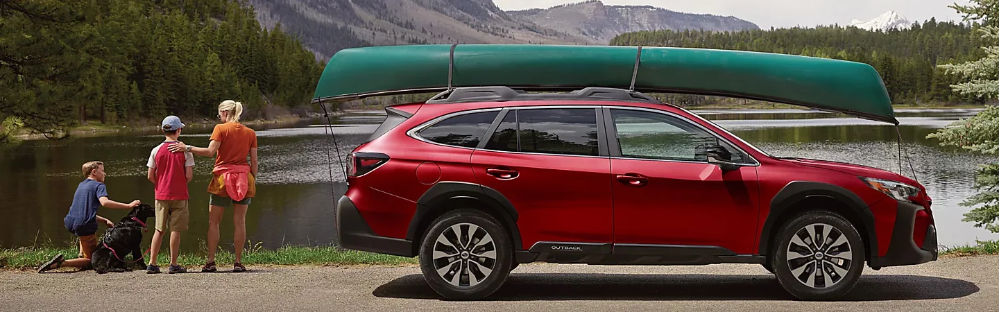 red 2025 Subaru Outback Touring XT
