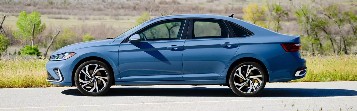 driver side view of a 2024 Volkswagen Jetta