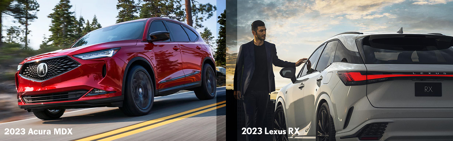 2023 Acura MDX vs. Lexus RX slider1