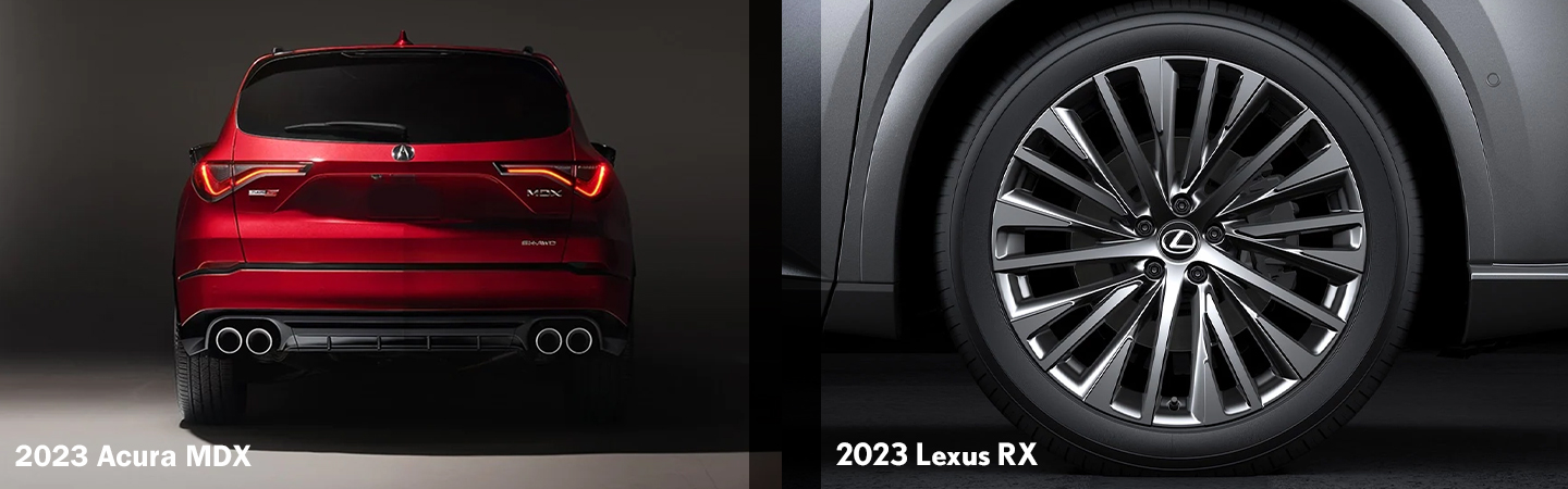 2023 Acura MDX vs. Lexus RX slider2