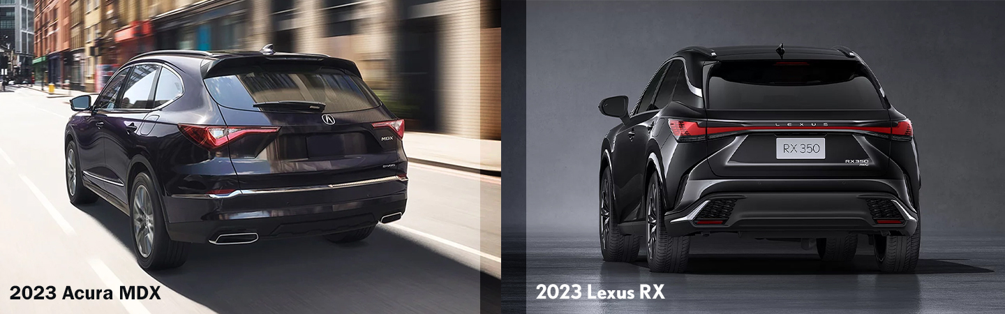 2023 Acura MDX vs. Lexus RX slider4