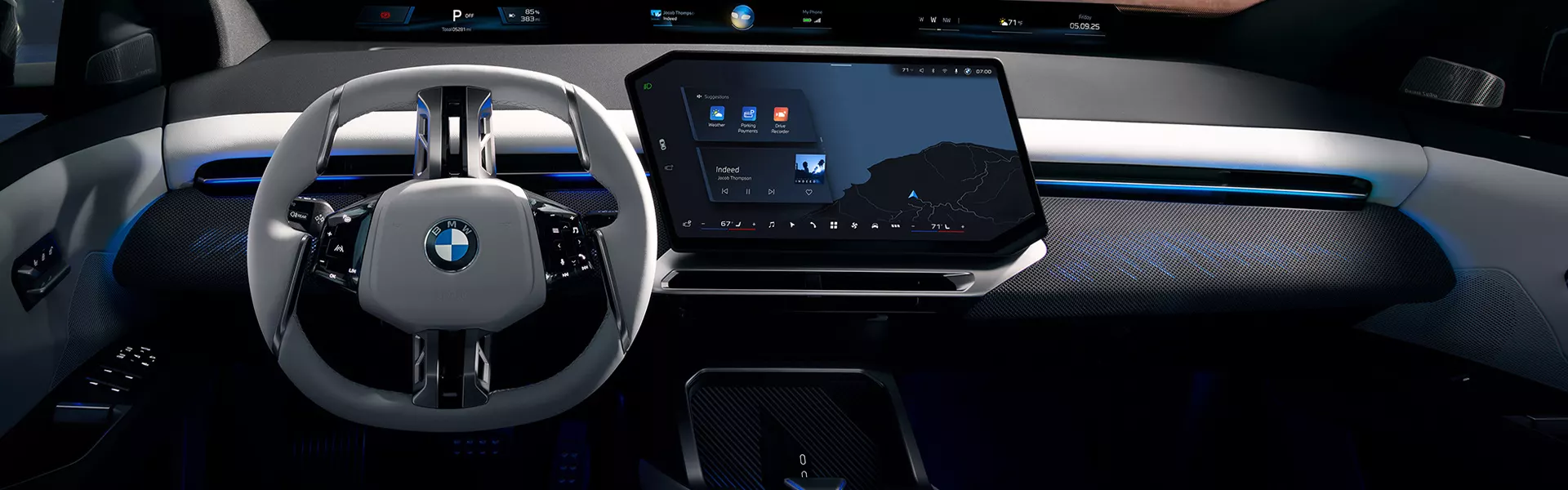 2027 BMW iX3 interior view