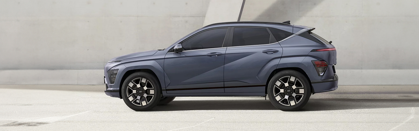 2024 Hyundai Kona Electric Price blue sideview