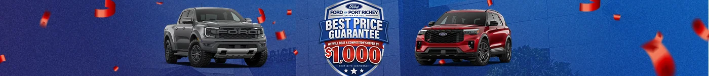 Best Price Guarantee - We Will Beat A Competitor's Offer By $1,000 
