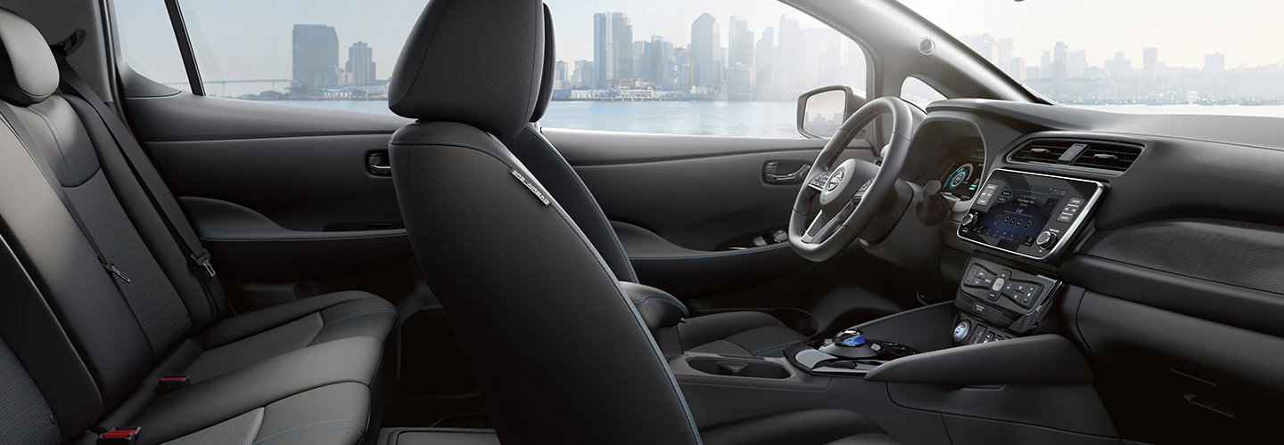 The 2024 Nissan LEAF interiorimage