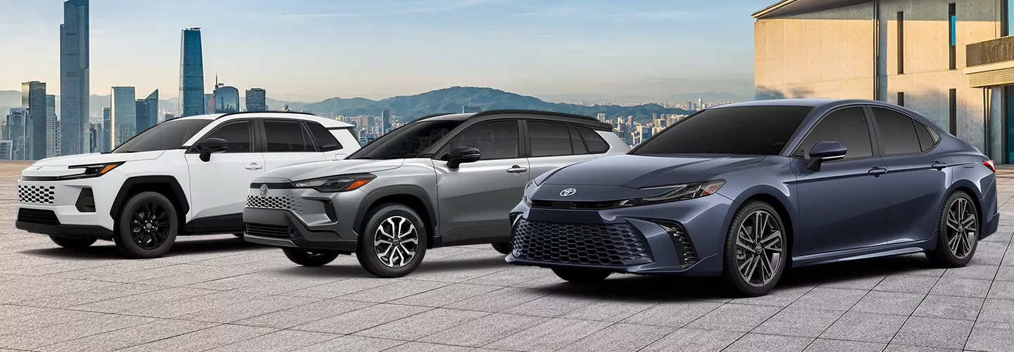 Toyota hybrid lineup at our Toyota dealership in Holiday, FL.