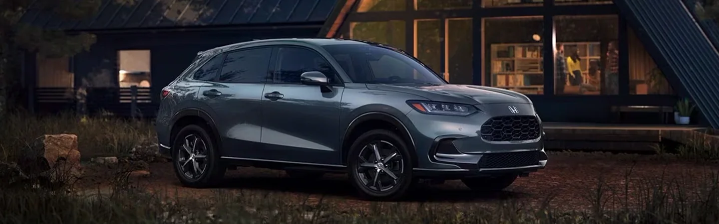 2025 Honda HR-V Compact SUV grey color and side view