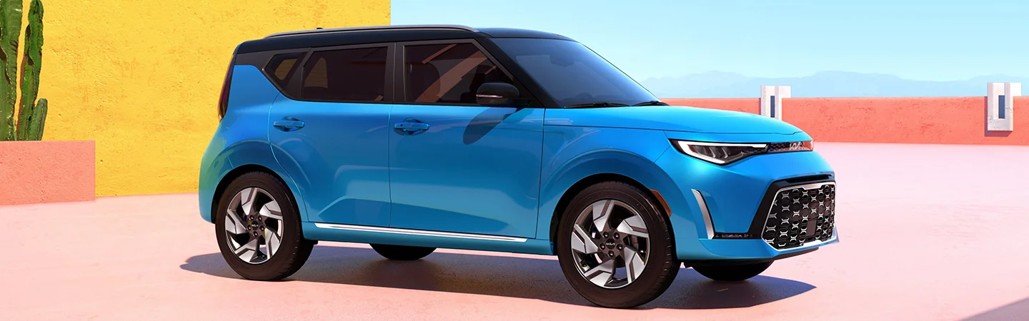 2025 Kia Soul Specs bluecolor sideview