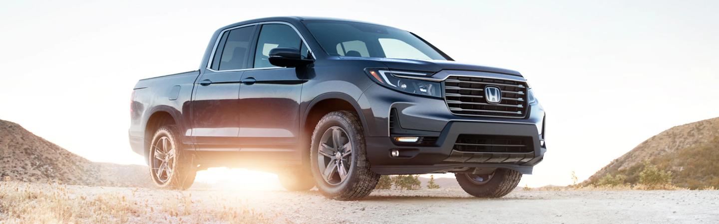 2022 Honda Ridgeline parked right side view 