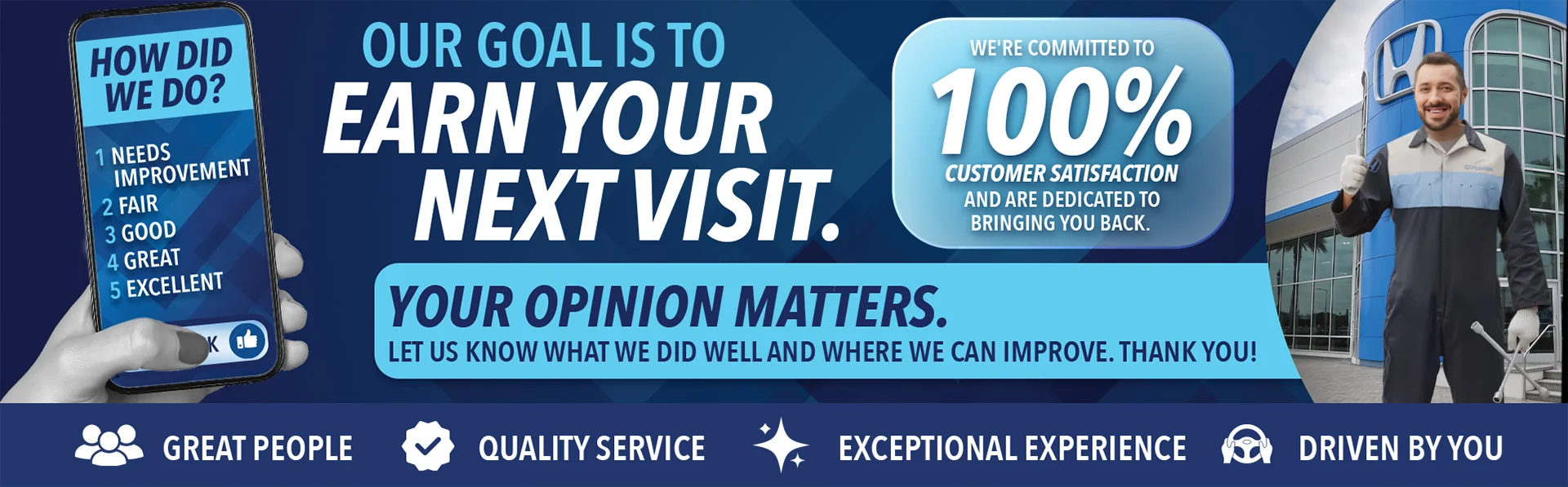 De We Earn Your Next Visit?