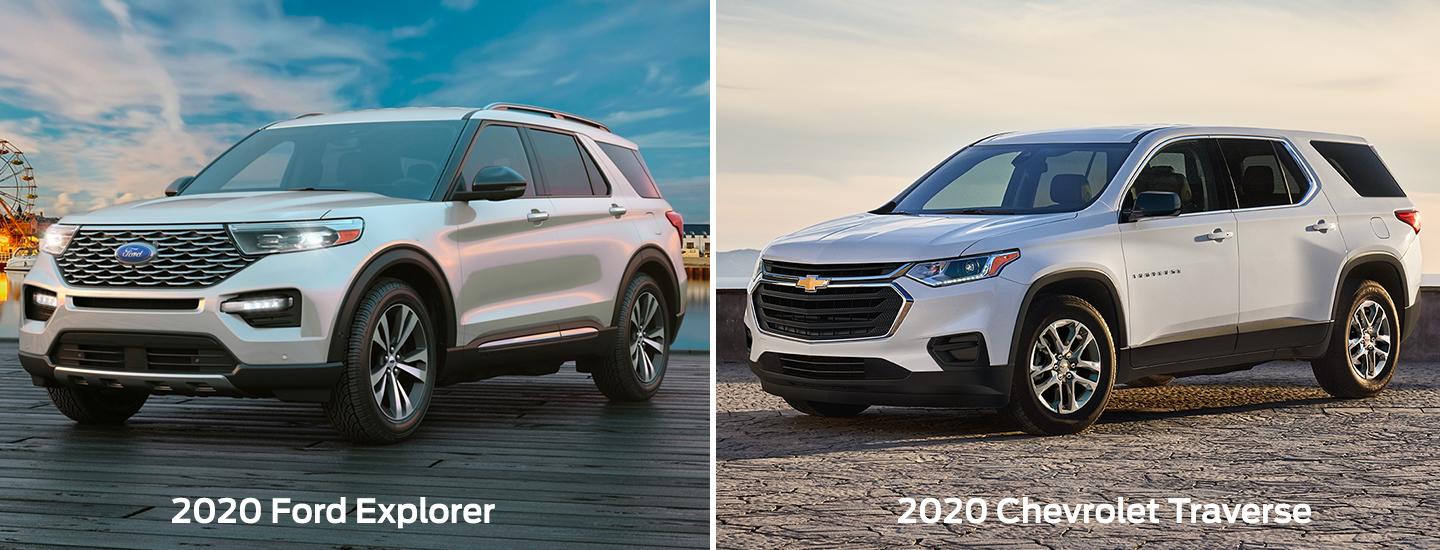 2020 Ford Explorer vs 2020 Chevrolet Traverse Ford of Port Richey