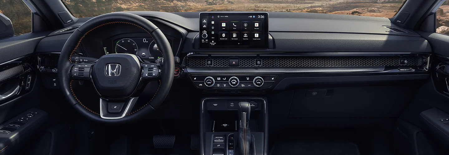 interior view of a 2026 Honda CR-V Hybrid Sport