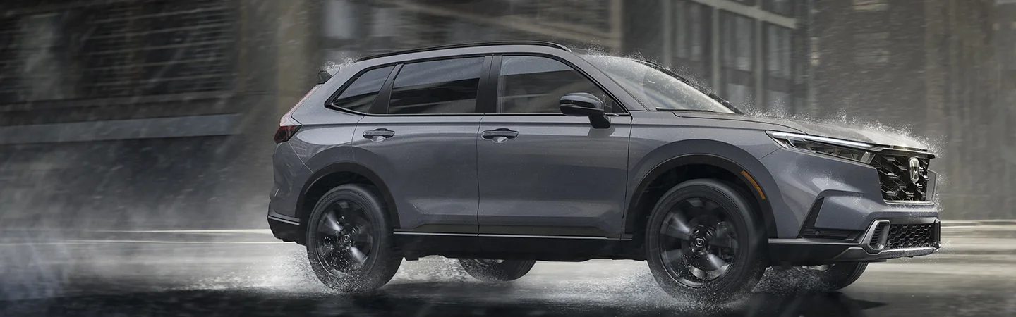 a silver 2026 Honda CR-V Hybrid Sport
