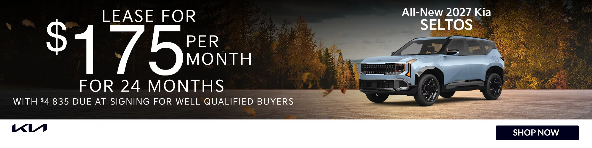 Lease for $175 per Month for 24 Months with $4,835 Due at Signing