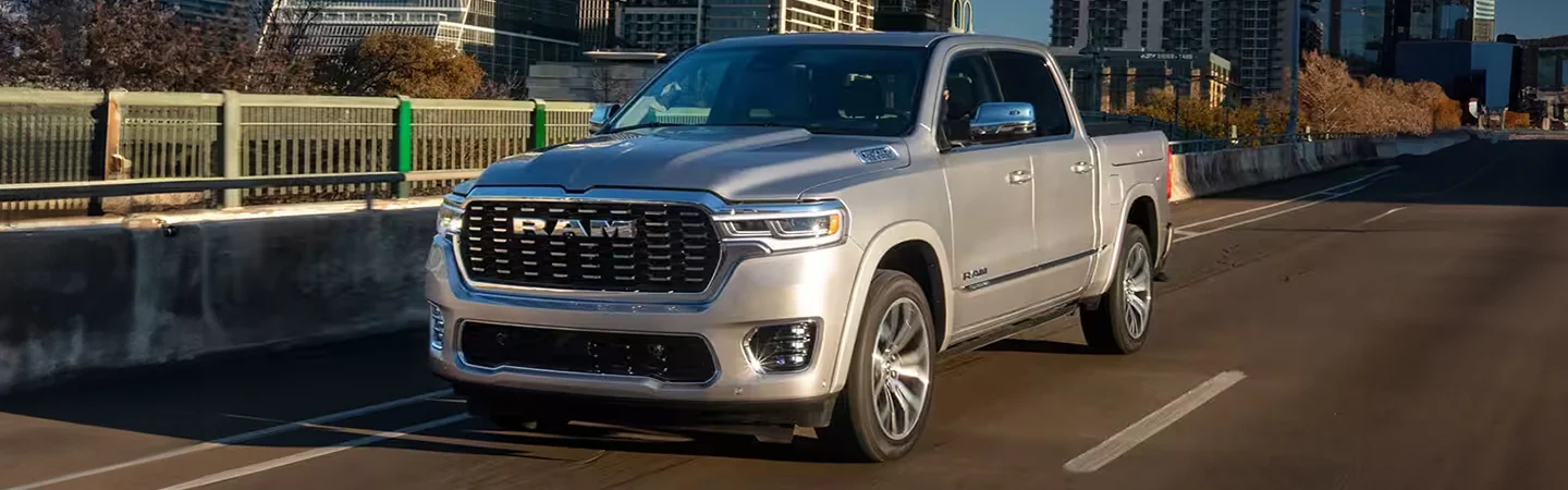 2025 RAM 1500 Specs silvercolor frontview