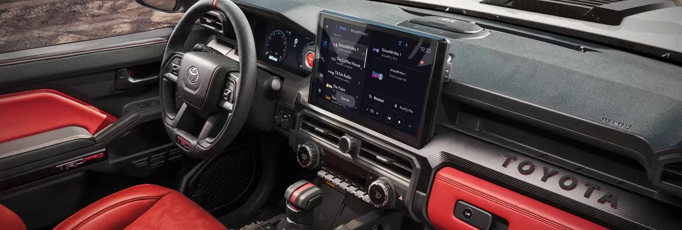 inside the new Tacoma