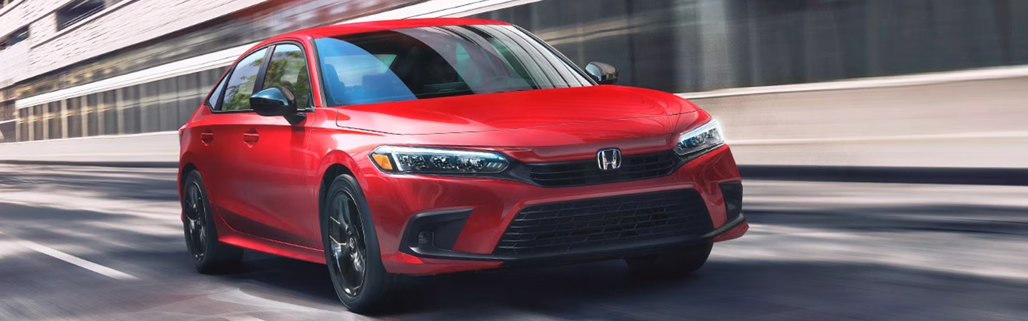 2024 Honda Civic Specs redcolor frontview