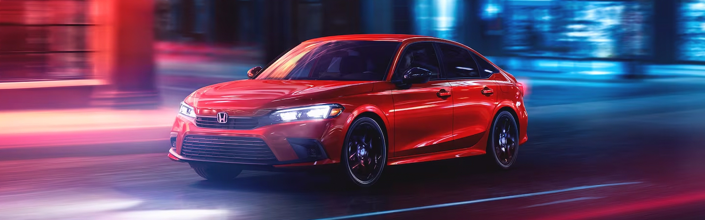 2024 Honda Civic Specs redcolor frontview