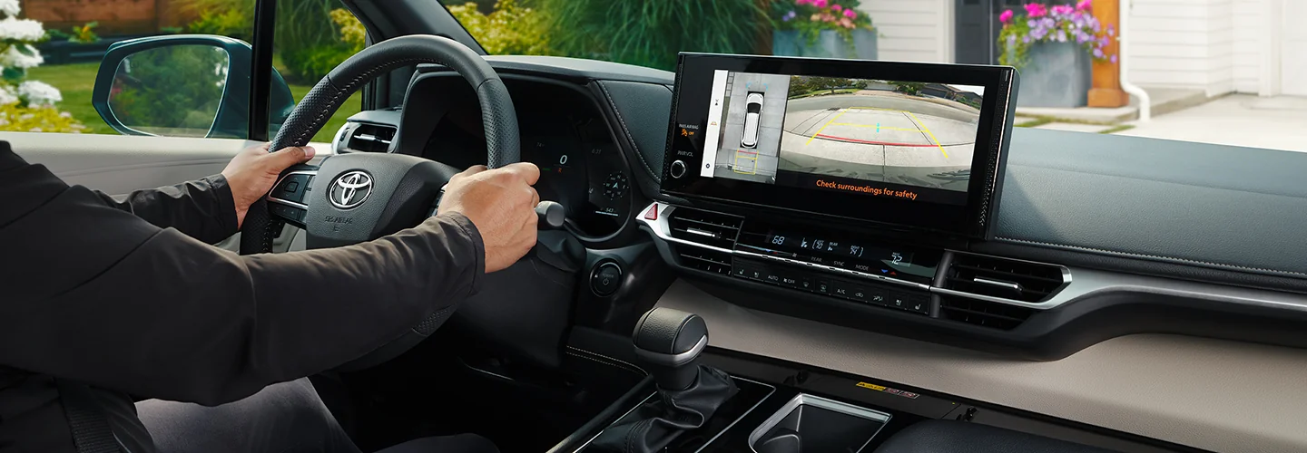 interior view of a 2025 Toyota Sienna LE