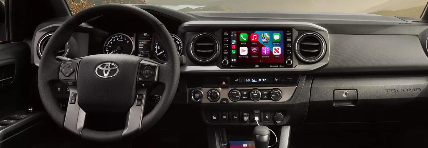dashboard of Toyota truck