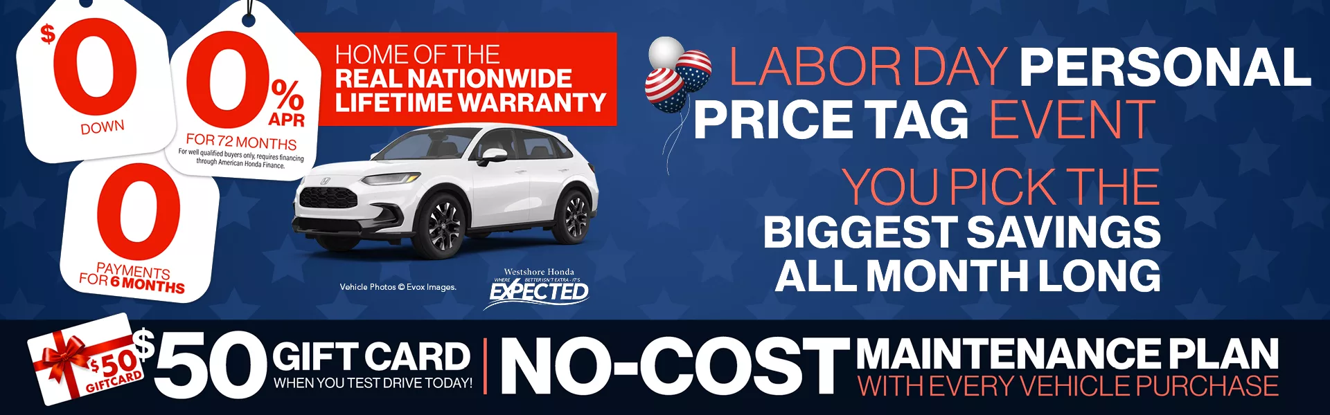 Summer savings spree at Westshore Honda