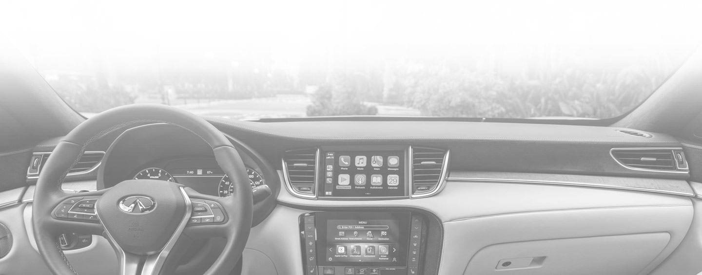 Black and white image of a peroson leaning on a car