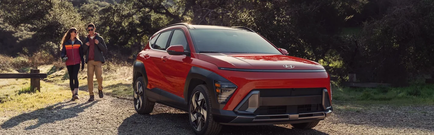 red 2025 Hyundai Kona