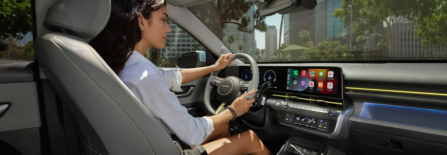 2025 Hyundai Kona Electric SE interior