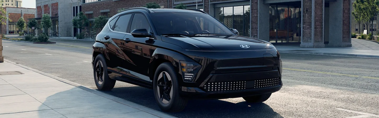 black 2025 Hyundai Kona Electric SE