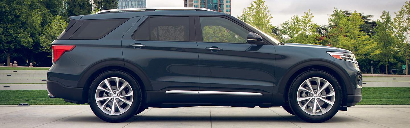 2022 Ford Explorer parked in driveway