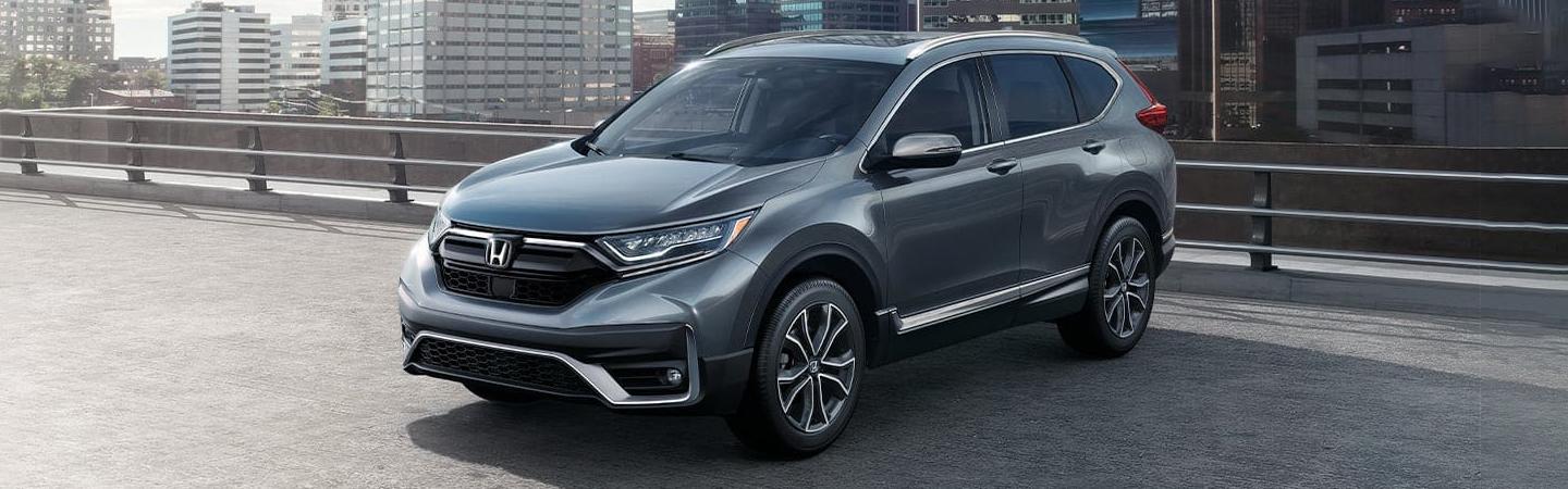 Honda CR-V parked in city