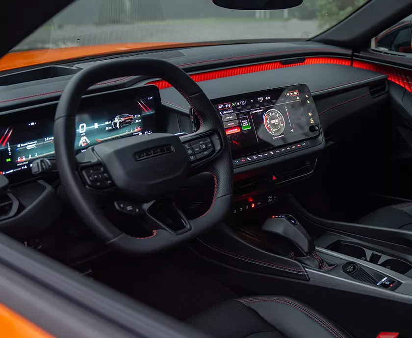 Dodge Charger interior view