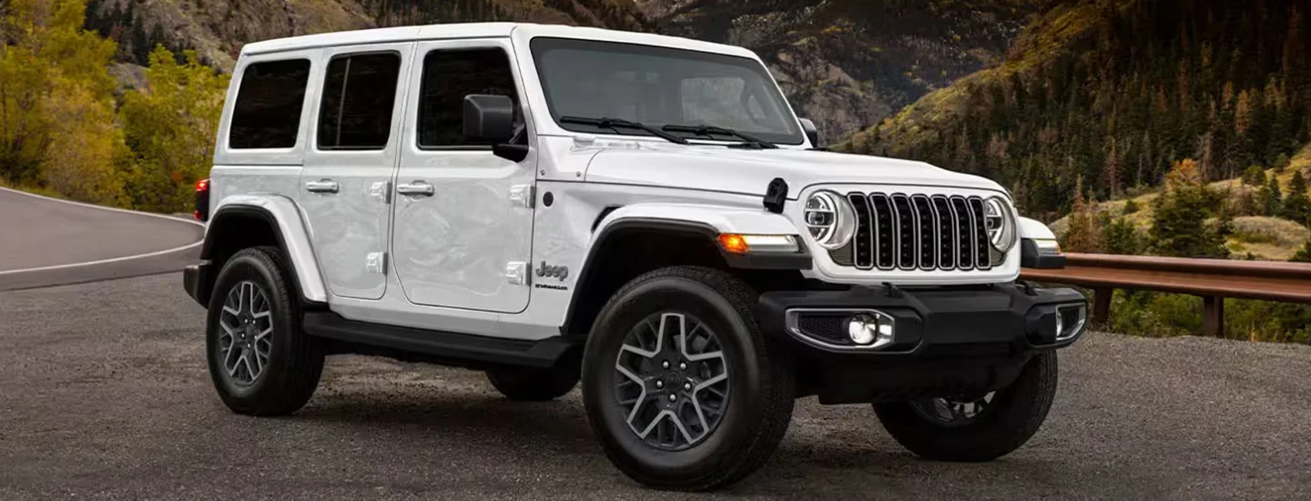white 2025 Jeep Wrangler