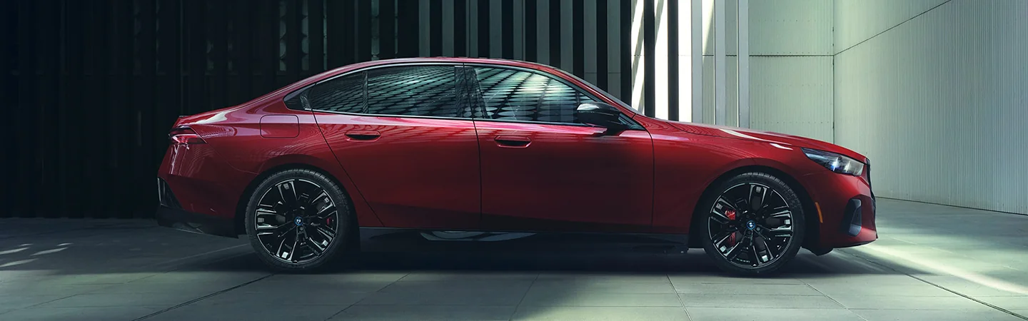 red 2025 BMW 5 Series 530i