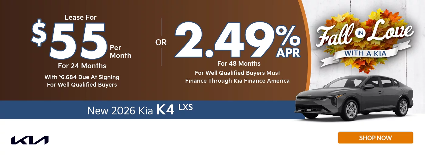 $6,684 Due at signing - $55 a month for 24 months - OR - 2.49% APR for 48 months