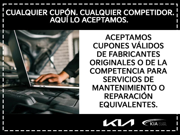 Cualquier cupón. Cualquier competidor. Aquí lo aceptamos.