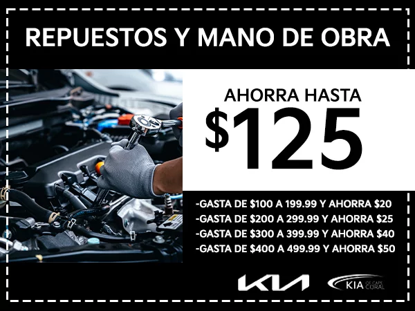 Repuestos y mano de obra