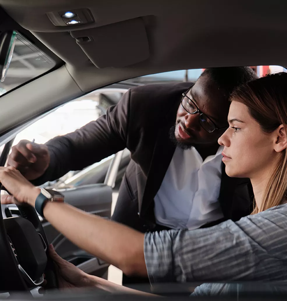 Vehicle interior technology display