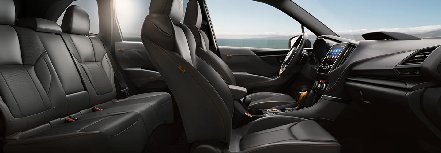 interior of a 2025 Subaru Forester Hybrid Premium