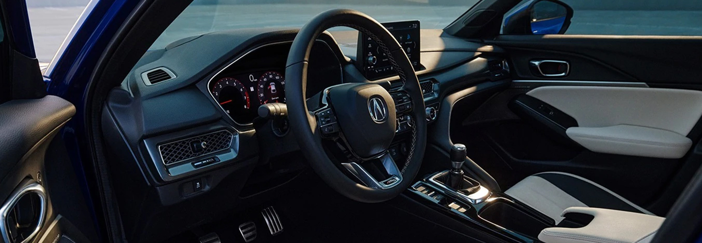 Comparing the 2023 Acura Integra vs. Audi A3 interiorimage