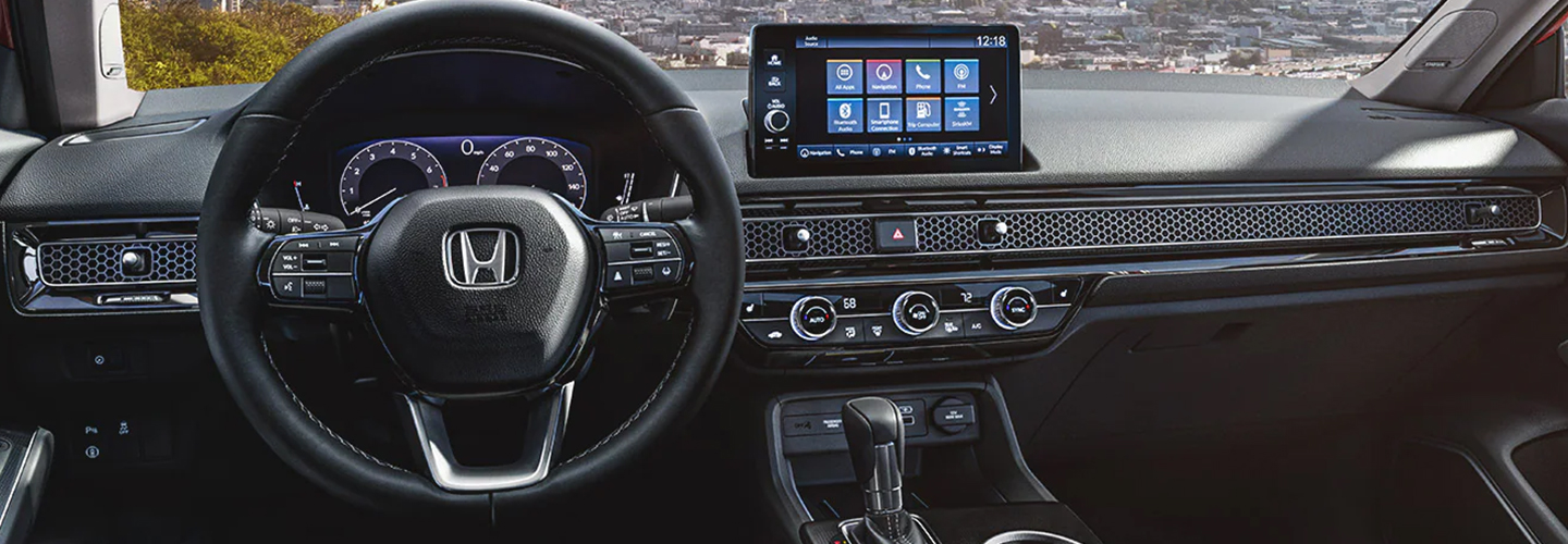 2023 Honda Civic vs 2023 Toyota Corolla  interiorimage