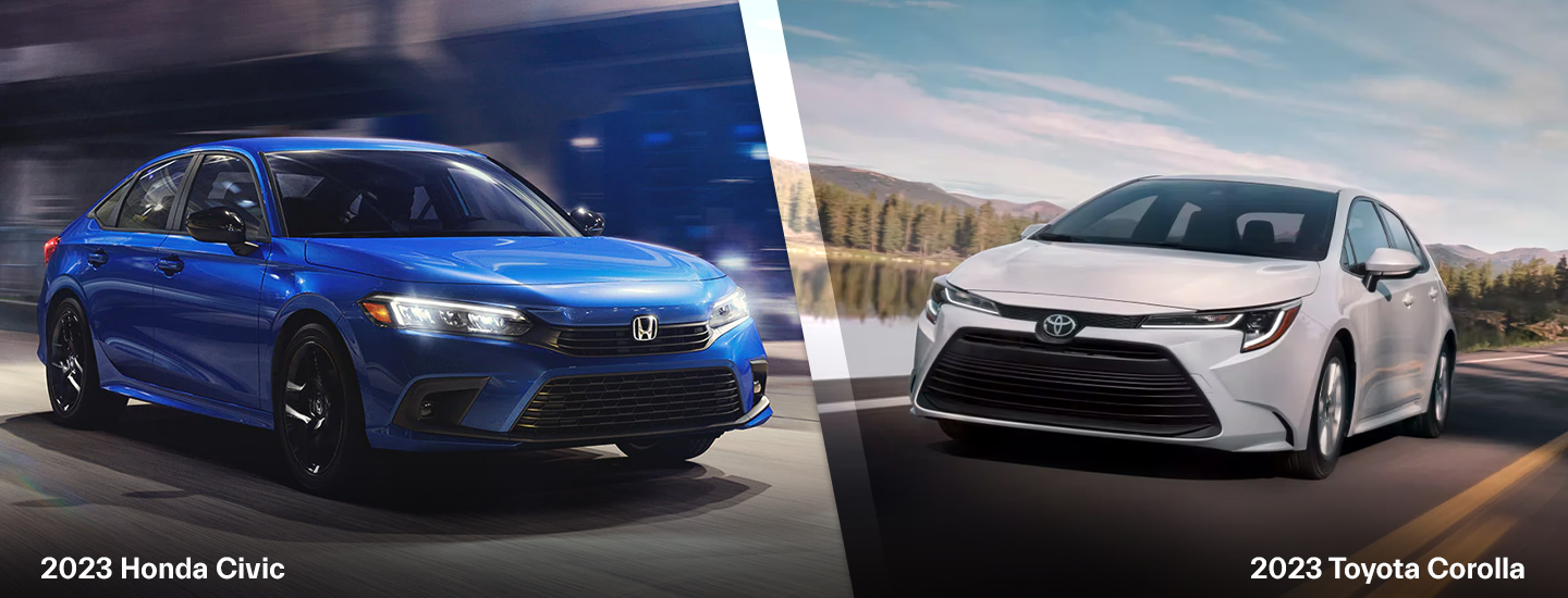 2023 Honda Civic vs 2023 Toyota Corolla 