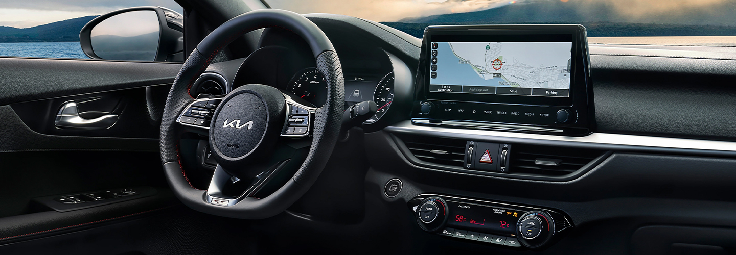 The 2022 Kia Forte interior