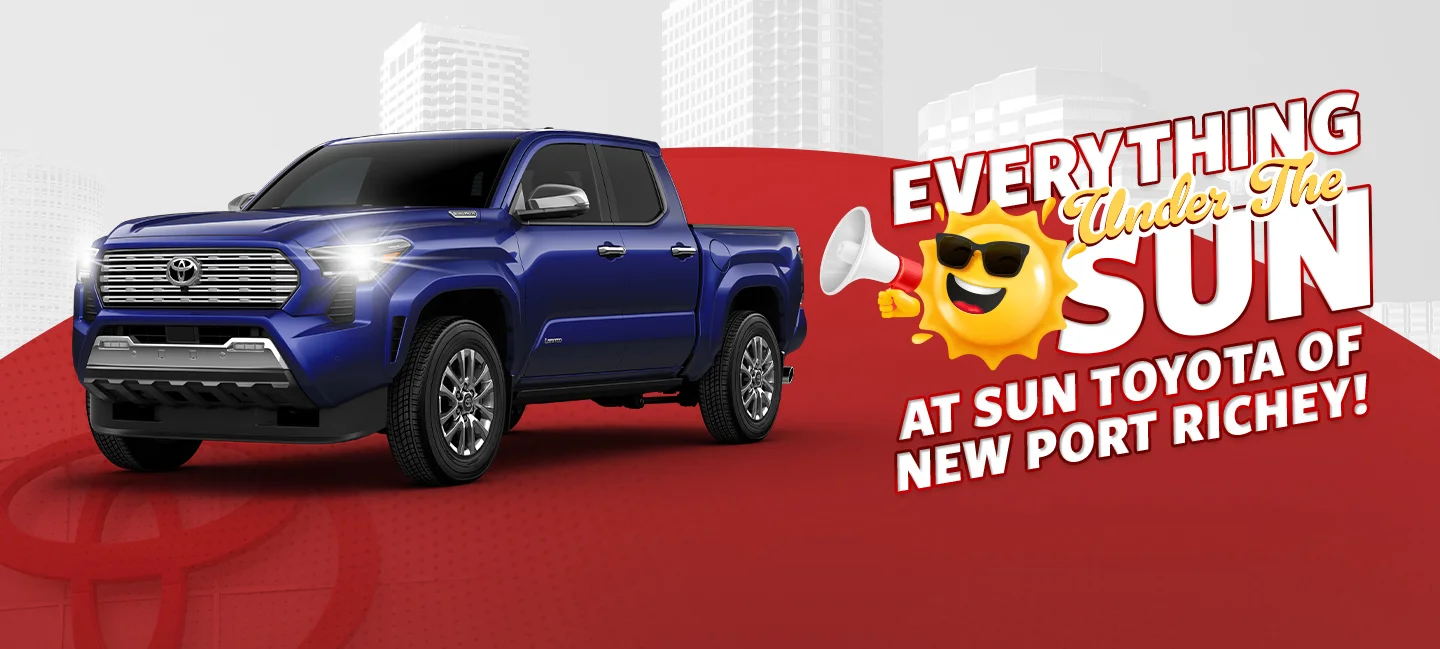 Everything under the sun at Sun Toyota of New Port Richey