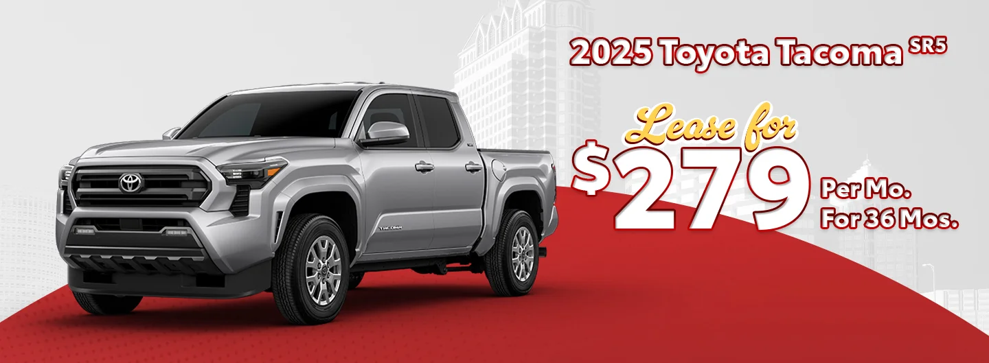 lease 2025 Toyota Tacoma SR5 for a special low price