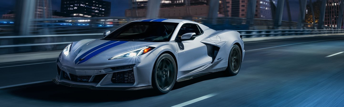 2024 Chevrolet Corvette E-Ray Specs Silver Frontview